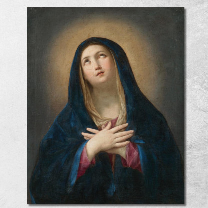 La Madonna In Preghiera Guido Reni grn44 quadro stampato su tela