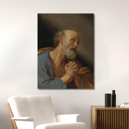 San Pietro Penitente Guido Reni grn47 quadro stampato su tela