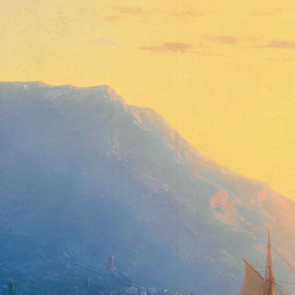 Tramonto Su Yalta Ivan Konstantinovich Aivazovsky ika39 quadro stampato su tela