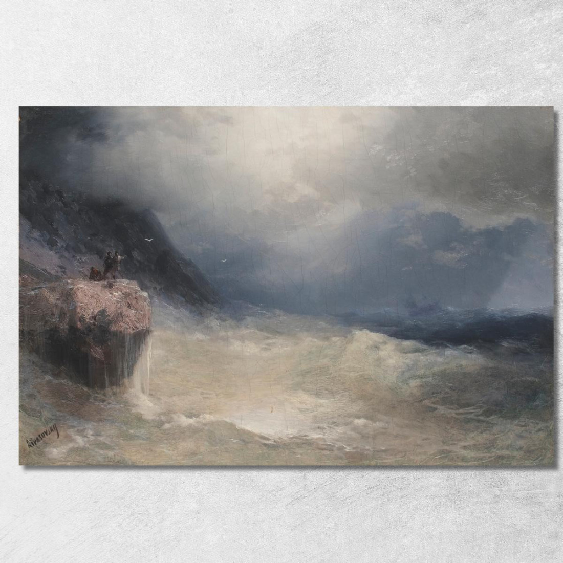 Il Sopravvissuto Ivan Konstantinovich Aivazovsky ika48 quadro stampato su tela Il Sopravvissuto Ivan Konstantinovich Aivazovsky ika48 quadro stampato su tela