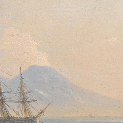 Veduta Del Vesuvio Ivan Konstantinovich Aivazovsky ika55 quadro stampato su tela