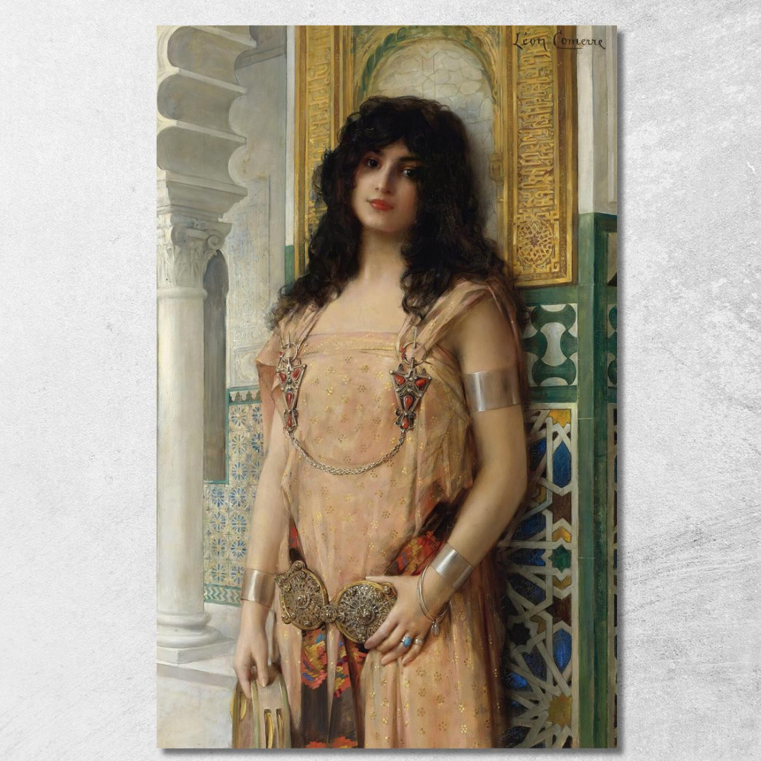 Una Bellezza Orientale Léon François Comerre lfc2 quadro stampato su tela Una Bellezza Orientale Léon François Comerre lfc2 quadro stampato su tela