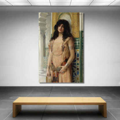 Una Bellezza Orientale Léon François Comerre lfc2 quadro stampato su tela