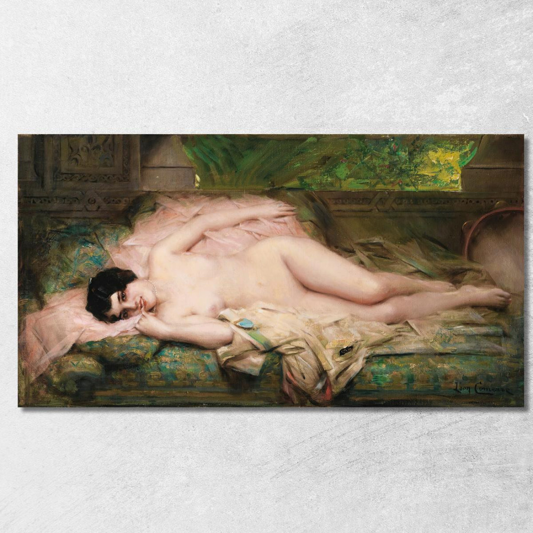 Fiore D'Andalusia Léon François Comerre lfc9 quadro stampato su tela Fiore D'Andalusia Léon François Comerre lfc9 quadro stampato su tela