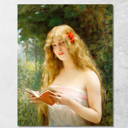 La Bella Lettrice Léon François Comerre lfc10 quadro stampato su tela