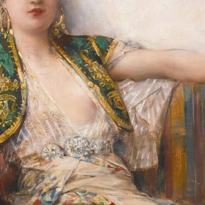 Odalisca Léon François Comerre lfc18 quadro stampato su tela