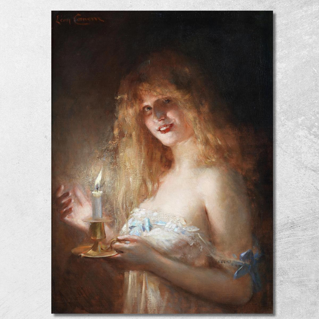 A Letto Léon François Comerre lfc19 quadro stampato su tela A Letto Léon François Comerre lfc19 quadro stampato su tela