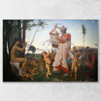 Anacreonte Bacco E L'Amore Jean-Léon Gérôme jlg12 quadro stampato su tela