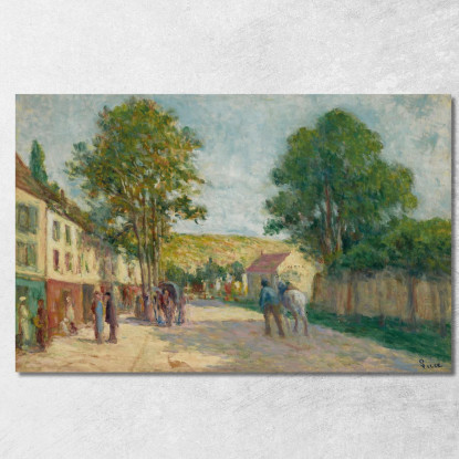 Dintorni Di Parigi Maximilien Luce mlc18 quadro stampato su tela