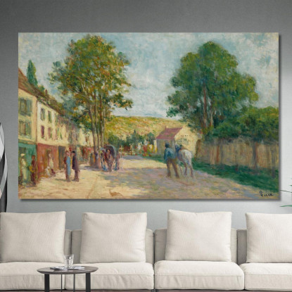 Dintorni Di Parigi Maximilien Luce mlc18 quadro stampato su tela
