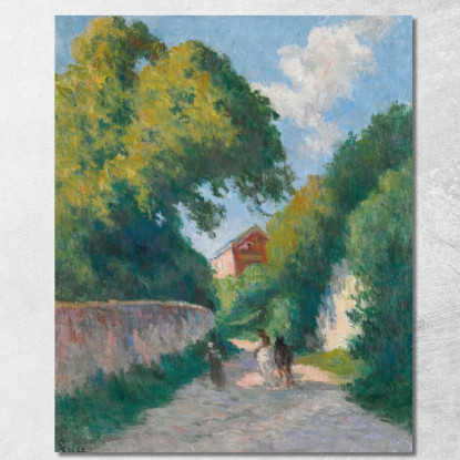 Dintorni Di Rolleboise Il Ritorno Alla Fattoria Maximilien Luce mlc19 quadro stampato su tela