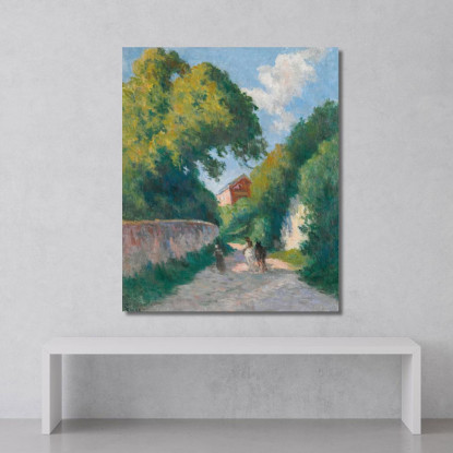 Dintorni Di Rolleboise Il Ritorno Alla Fattoria Maximilien Luce mlc19 quadro stampato su tela