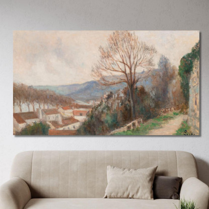 La Senna Vista Dalle Alture Di Rolleboise Maximilien Luce mlc34 quadro stampato su tela