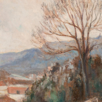 La Senna Vista Dalle Alture Di Rolleboise Maximilien Luce mlc34 quadro stampato su tela