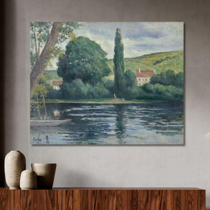 La Senna A Vernonnet Maximilien Luce mlc36 quadro stampato su tela