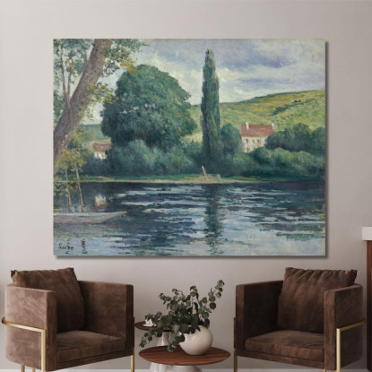 La Senna A Vernonnet Maximilien Luce mlc36 quadro stampato su tela