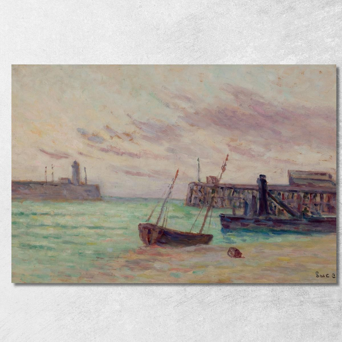 L’Ingresso Del Porto Maximilien Luce mlc40 quadro stampato su tela L’Ingresso Del Porto Maximilien Luce mlc40 quadro stampato su tela