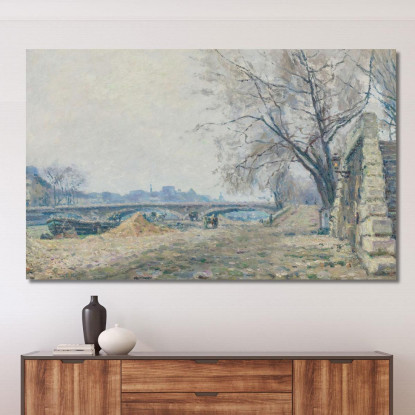 Il Ponte Di Solférino Maximilien Luce mlc42 quadro stampato su tela