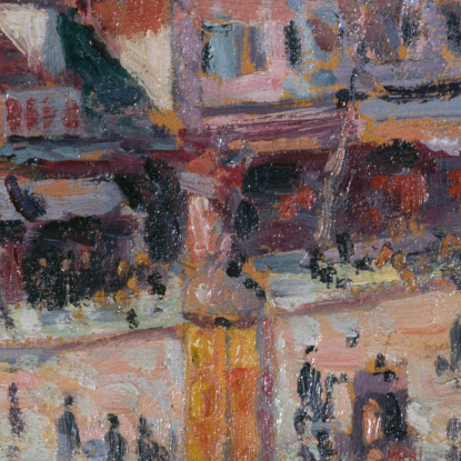 Il Ponte Saint-Michel E Il Quai Des Orfèvres Maximilien Luce mlc43 quadro stampato su tela