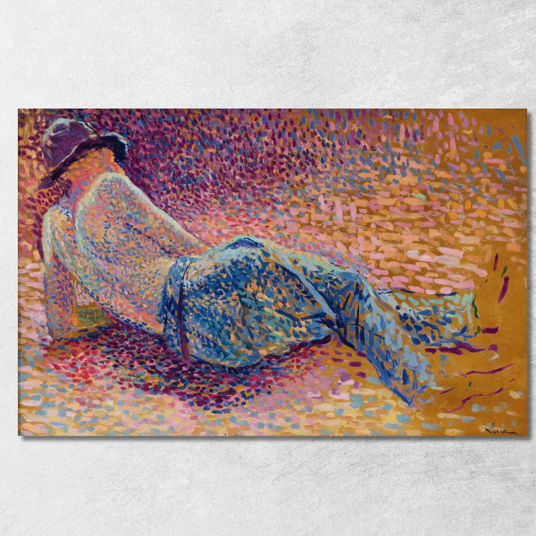 Il Riposo Dell’Operaio Maximilien Luce mlc49 quadro stampato su tela Il Riposo Dell’Operaio Maximilien Luce mlc49 quadro stampato su tela