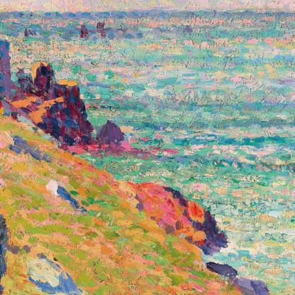 Le Rocce Ad Agay Maximilien Luce mlc61 quadro stampato su tela