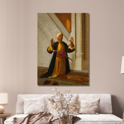 Alla Preghiera Jean-Léon Gérôme jlg20 quadro stampato su tela