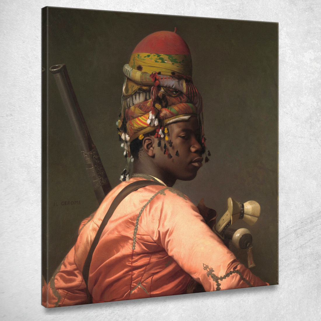 Non Il Bazouk Jean-Léon Gérôme jlg27 quadro stampato su tela Non Il Bazouk Jean-Léon Gérôme jlg27 quadro stampato su tela