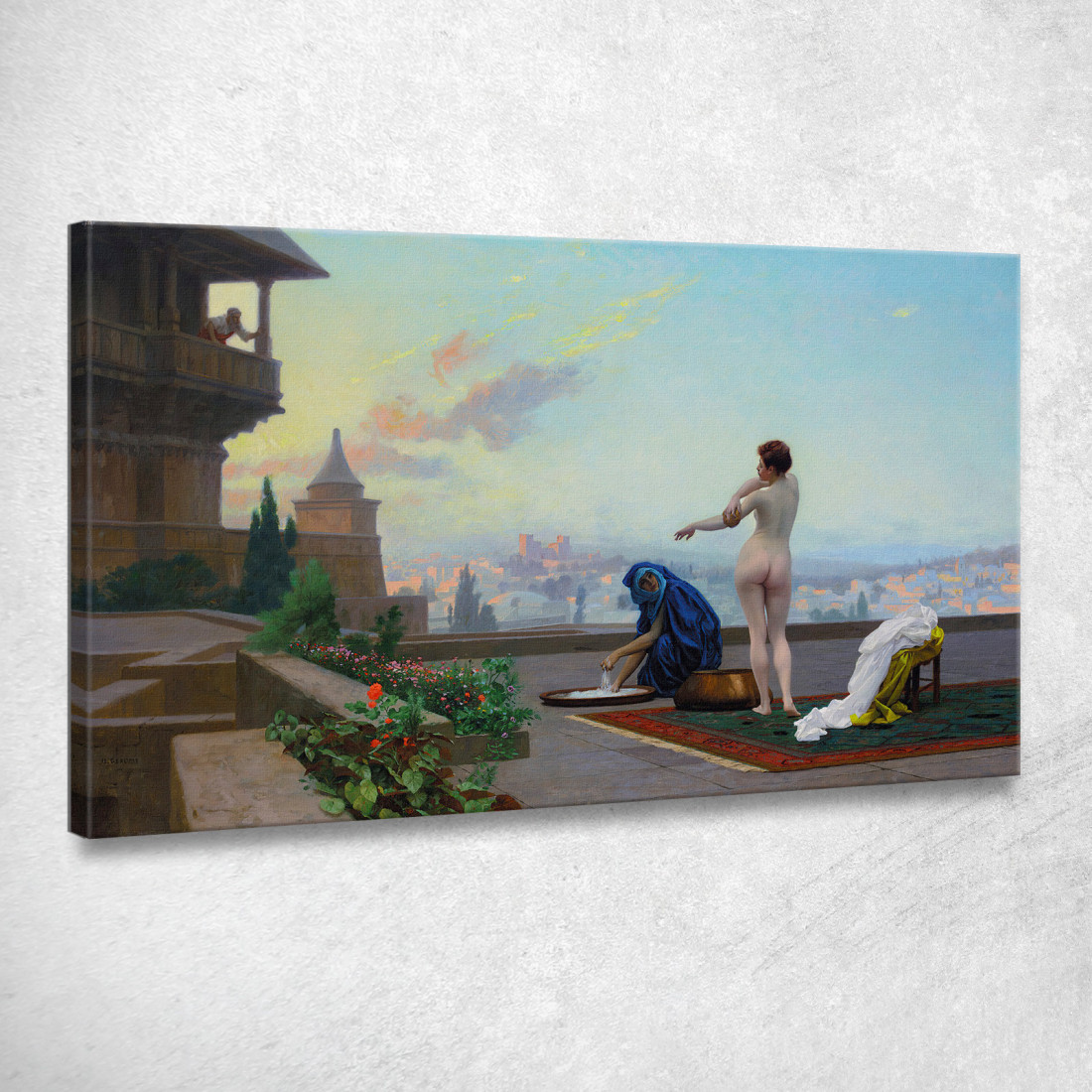 Betsabea Jean-Léon Gérôme jlg28 quadro stampato su tela Betsabea Jean-Léon Gérôme jlg28 quadro stampato su tela