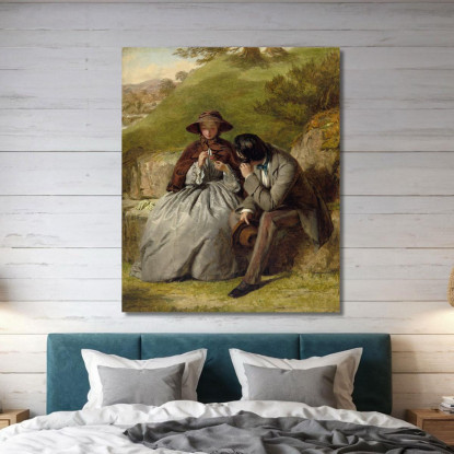 Gli Amanti William Powell Frith wpf21 quadro stampato su tela