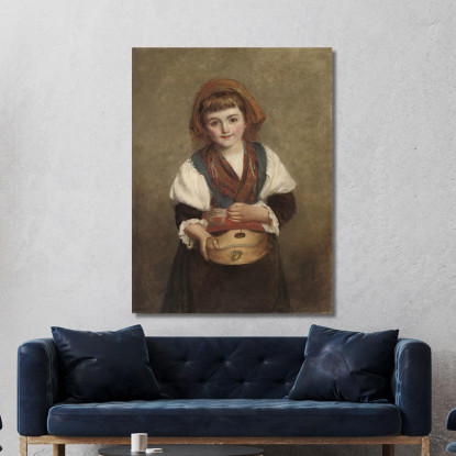 Il Più Dolce Piccolo Mendicante Che Abbia Mai Chiesto L'Elemosina William Powell Frith wpf25 quadro stampato su tela