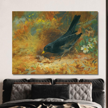 Merlo Archibald Thorburn ath22 quadro stampato su tela