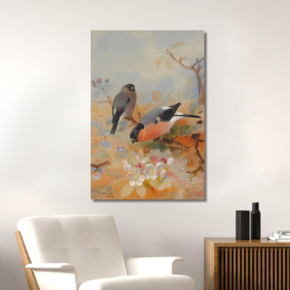 Ciuffolotti Archibald Thorburn ath32 quadro stampato su tela