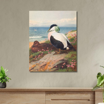 Edredone Archibald Thorburn ath44 quadro stampato su tela