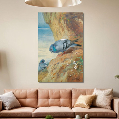 Colombacci Archibald Thorburn ath89 quadro stampato su tela