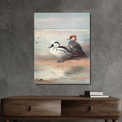 Smergo Minore Archibald Thorburn ath92 quadro stampato su tela
