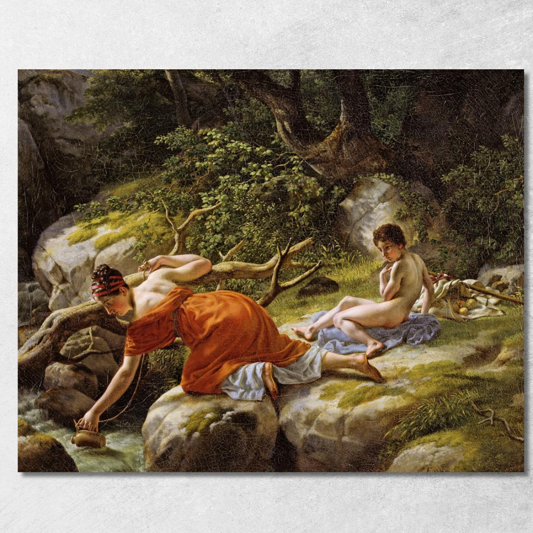Agar E Ismaele Nel Deserto Christoffer Wilhelm Eckersberg cwe28 quadro stampato su tela Agar E Ismaele Nel Deserto Christoffer Wilhelm Eckersberg cwe28 quadro stampato su tela