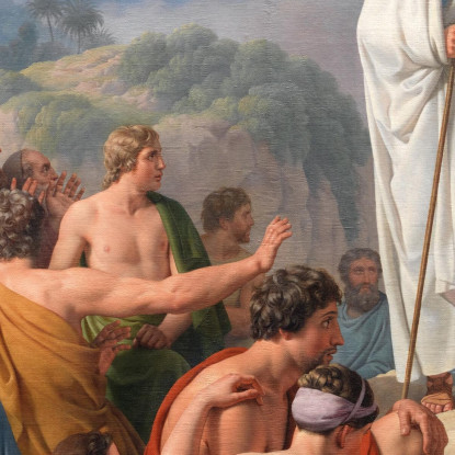 Mosè Fa Ritornare Il Mar Rosso E L'Esercito Del Faraone Viene Sommerso Christoffer Wilhelm Eckersberg cwe40 quadro stampato su