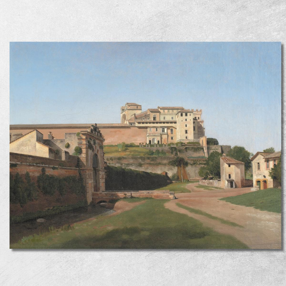 Porta Angelica E Parte Del Vaticano Christoffer Wilhelm Eckersberg cwe43 quadro stampato su tela Porta Angelica E Parte Del Vaticano Christoffer Wilhelm Eckersberg cwe43 quadro stampato su tela
