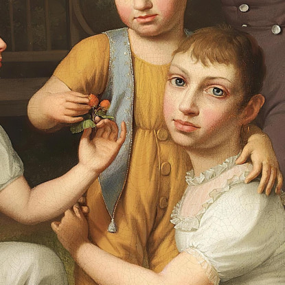 Ritratto Del Ciambellano Christoffer Wilhelm Eckersberg cwe51 quadro stampato su tela