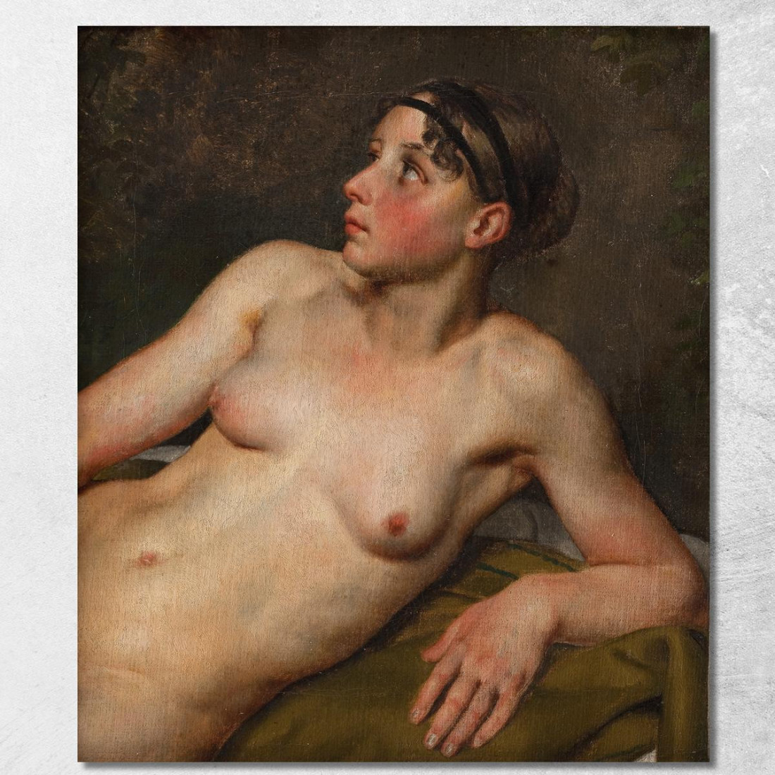 Nudo Femminile Reclinato Christoffer Wilhelm Eckersberg cwe55 quadro stampato su tela Nudo Femminile Reclinato Christoffer Wilhelm Eckersberg cwe55 quadro stampato su tela