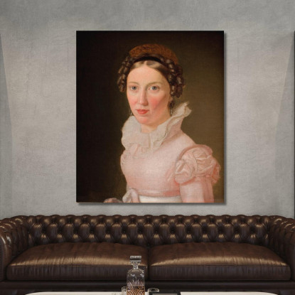 Suzanne Juel Cognata Dell'Artista E In Seguito Sua Terza Moglie Christoffer Wilhelm Eckersberg cwe67 quadro stampato su tela