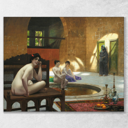 Donne Al Bagno Jean-Léon Gérôme jlg52 quadro stampato su tela