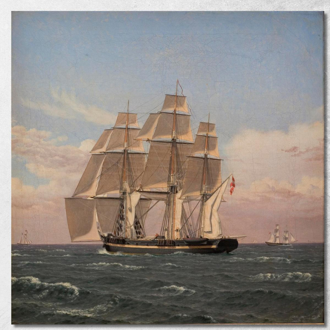 La Corvetta Najaden A Vela Christoffer Wilhelm Eckersberg cwe72 quadro stampato su tela La Corvetta Najaden A Vela Christoffer Wilhelm Eckersberg cwe72 quadro stampato su tela