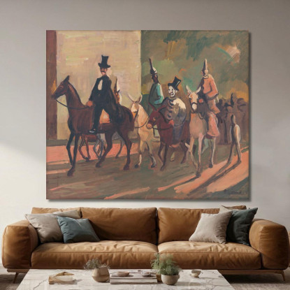 Entrando Nell'Arena Cyprián Majerník cmj25 quadro stampato su tela