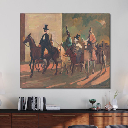 Entrando Nell'Arena Cyprián Majerník cmj25 quadro stampato su tela