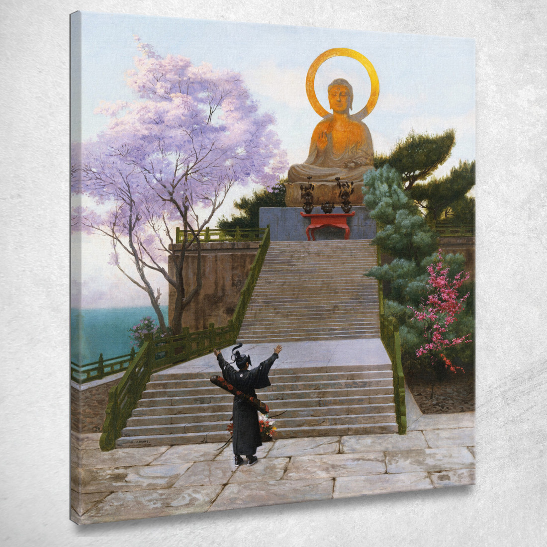 I Giapponesi Implorano Una Divinità Jean-Léon Gérôme jlg60 quadro stampato su tela I Giapponesi Implorano Una Divinità Jean-Léon Gérôme jlg60 quadro stampato su tela
