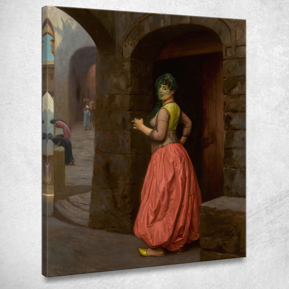 La Giovane Ragazza Del Cairo 2 Jean-Léon Gérôme jlg61 quadro stampato su tela La Giovane Ragazza Del Cairo 2 Jean-Léon Gérôme jlg61 quadro stampato su tela