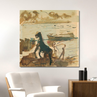 Presso L'Acqua Cyprián Majerník cmj51 quadro stampato su tela