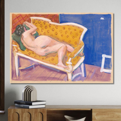 Nudo Disteso 2 Cyprián Majerník cmj55 quadro stampato su tela