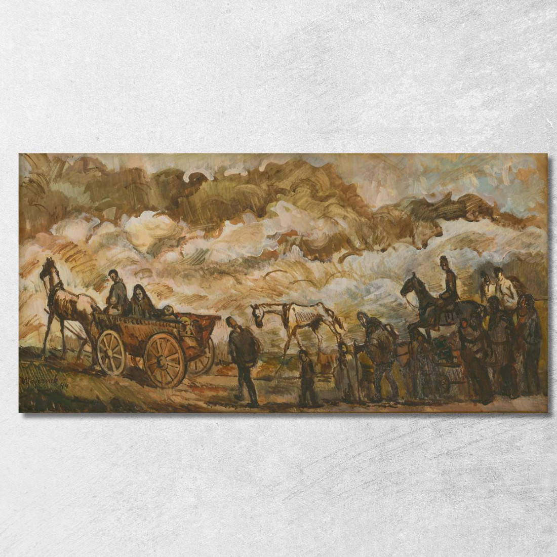 Rifugiati 3 Cyprián Majerník cmj59 quadro stampato su tela Rifugiati 3 Cyprián Majerník cmj59 quadro stampato su tela